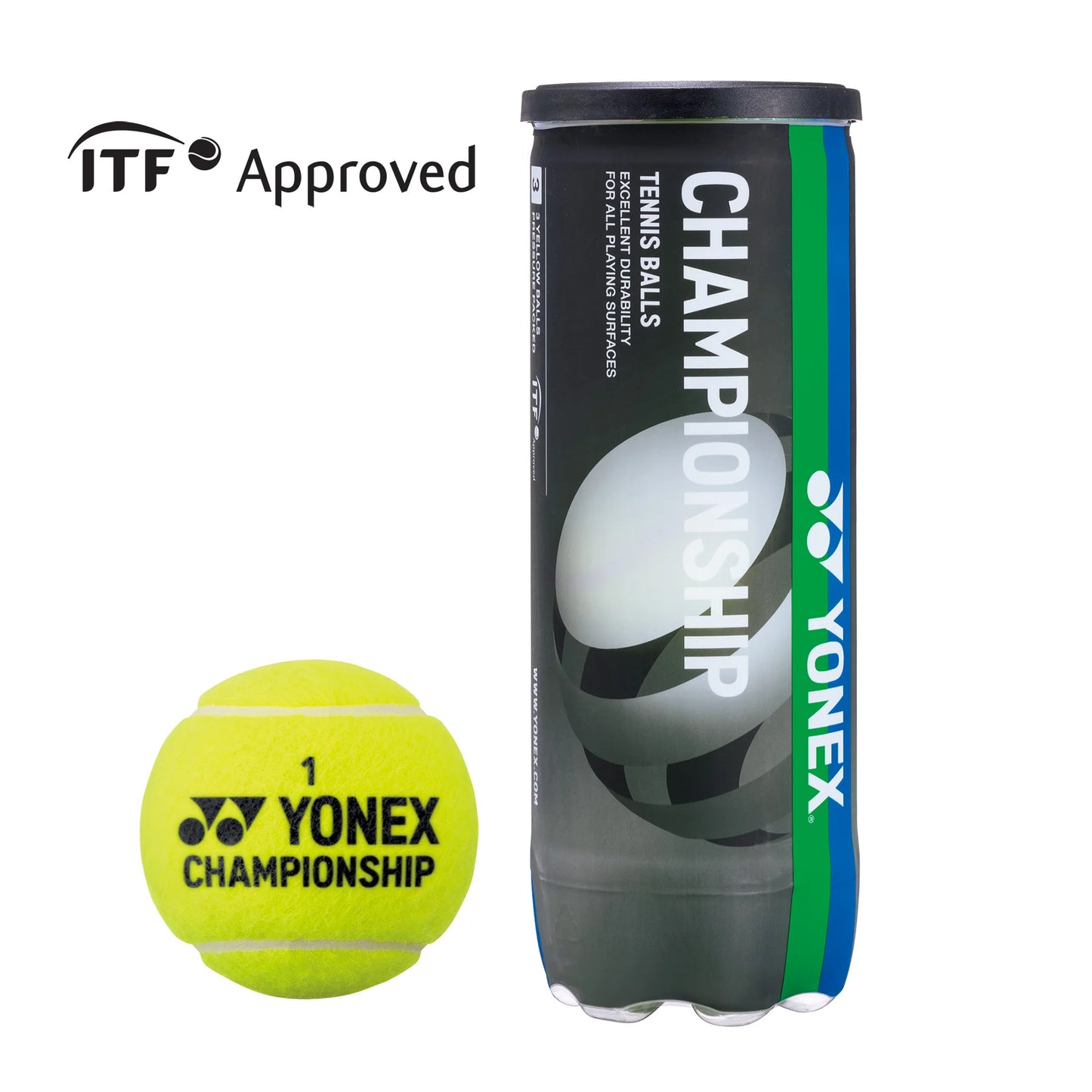 Tarro Tenis CHAMPIONSHIP X3 BLACK YONEX